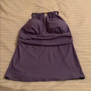 Calvin Klein High Neck Key Hole Tankini Swimsuit